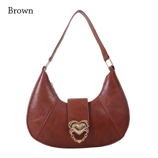 Skuldertaske Underarmstasker BRUN brown