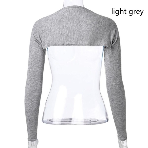 Armermer Sjal Armtrekk skuldertrekk LYS GRÅ light grey