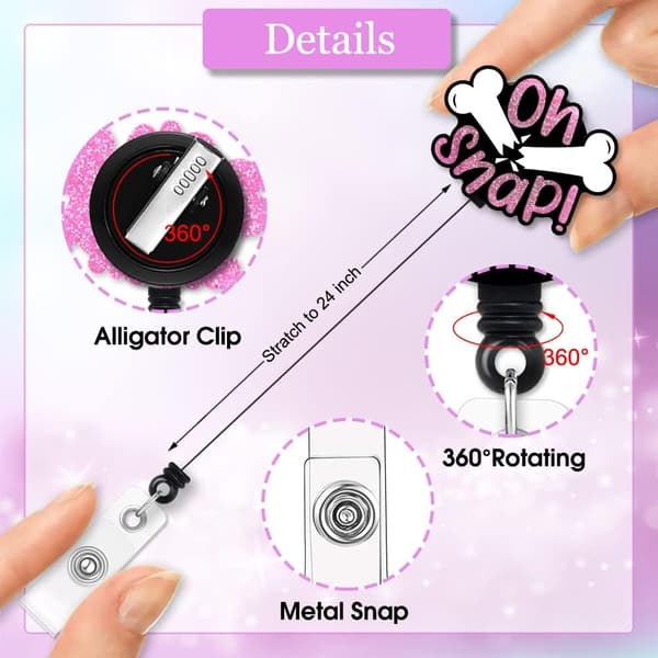 Badge Reel Retractable Heavy Duty