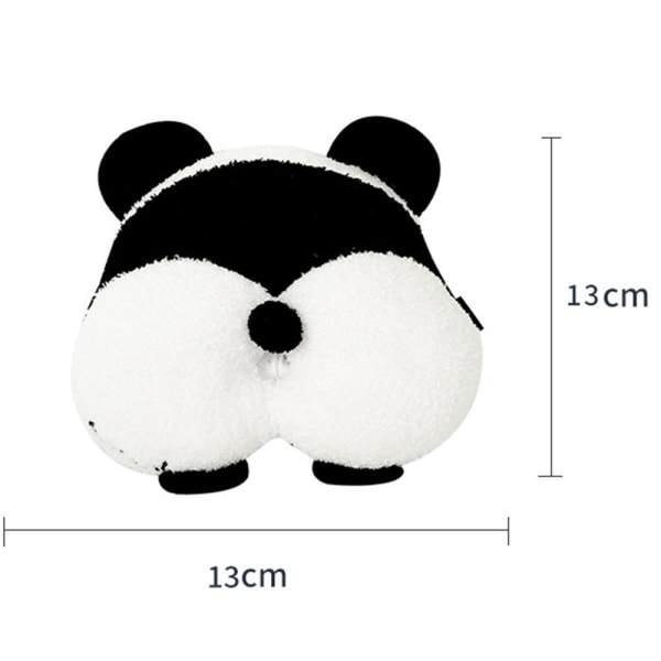 Panda Car Tissue Box Mjuk Cartoon Paper Servettfodral Case Bil