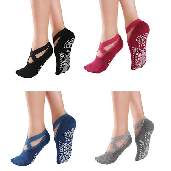 Joogasukat Five Toe Socks GRAY Gray