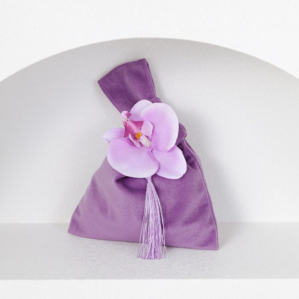 Velvet Candy Bag Candy Lahjakassi VILLA Purple