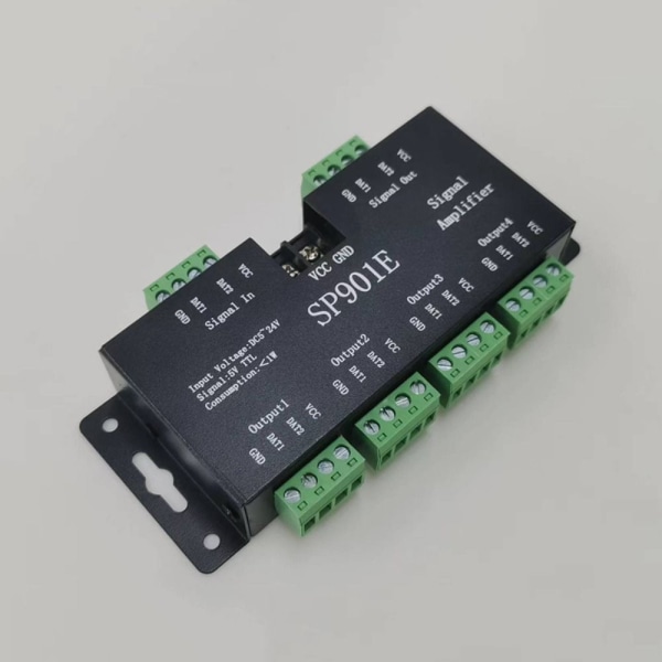 SP901E Signalförstärkare Light Strip Repeater SPI Signal Enhanced