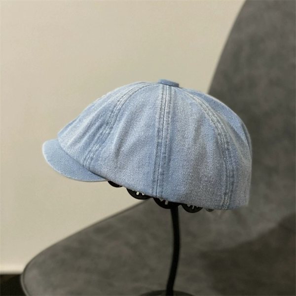 Octagonal Hatt Basker LIGHT BLUE LIGHT BLUE light blue