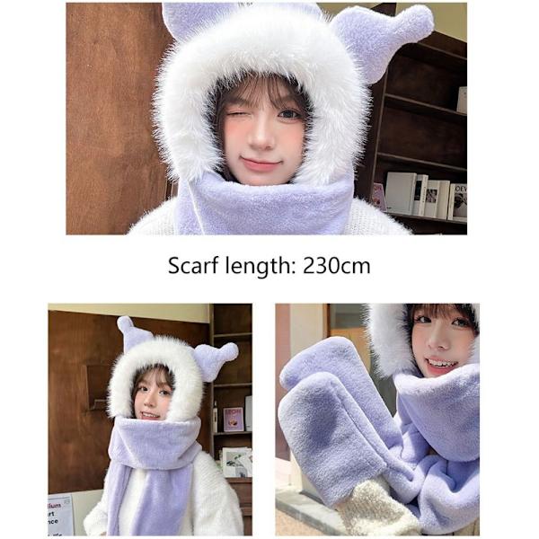 Talvihattu Rabbit Ears Hat WHITE Rabbit Rabbit White Rabbit-Rabbit
