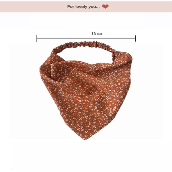 Triangle Head Wrap Pandebånd GUL Yellow