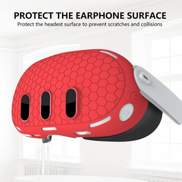 VR Headset Cover Silikonetui RØD Red