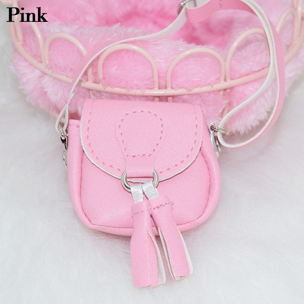 Docktillbehör 20CM Dockor Ryggsäck ROSA Pink