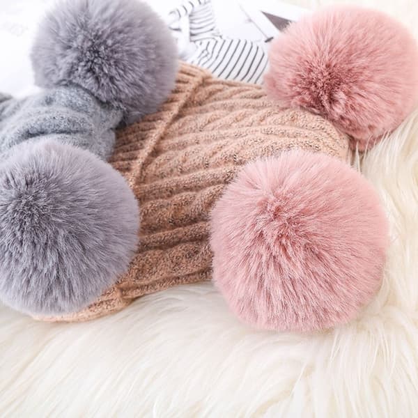 Strikkede Beanies Vinter Efterår Hatte 7 7 7