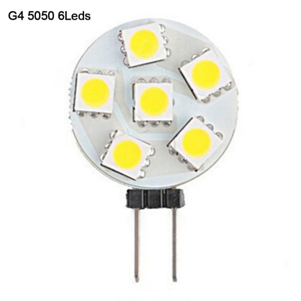 G4 LED Glödlampor Rund Spotlight Glödlampa G4 5050 6LEDS G4 5050 G4 5050 6Leds