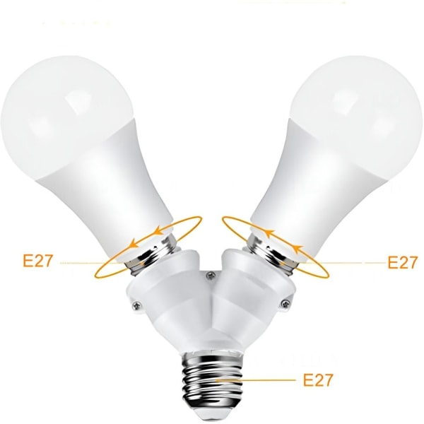 LED-pæreholder Lampesokkel 2 IN1 2 IN1 2 in1