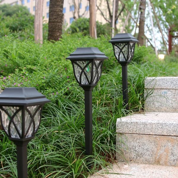 2stk LED Solar Lights Plenlampe HVIT LYS HVIT LYS White light