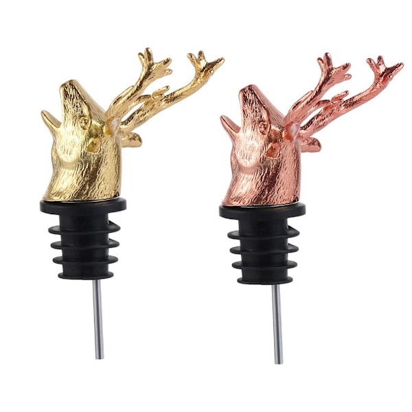 2ST Vinhällarflaskproppar ROSE GULD&amp;GULD TYP 1 TYP 1 rose gold&gold Type 1-Type 1