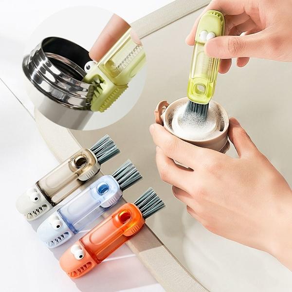 Flaskkopp Lock Brush Cleaner Tools GRÖN green