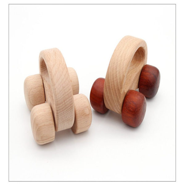 Car Montessori Toy Wooden Car 2 2 2