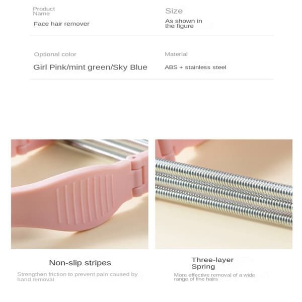 Ansigtshår Epilator Ansigtshårfjerning BLÅ blue