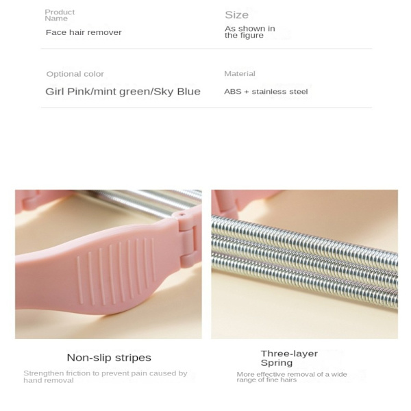Ansiktshår Epilator Ansiktshårfjerning GRØNN green