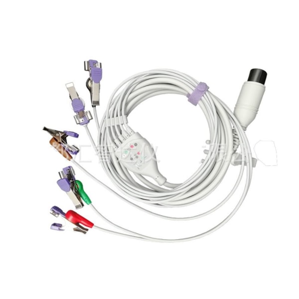 5 stk EKG-klemme EKG/EKG-krokodilleklemme Dyre-hjerte