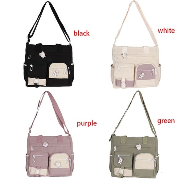 Skuldertaske Tote Book Tasker SORT black
