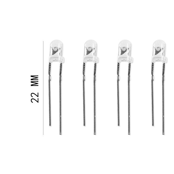 1000st LED Lamp Beads 3mm LED Light Light Emitting Diode