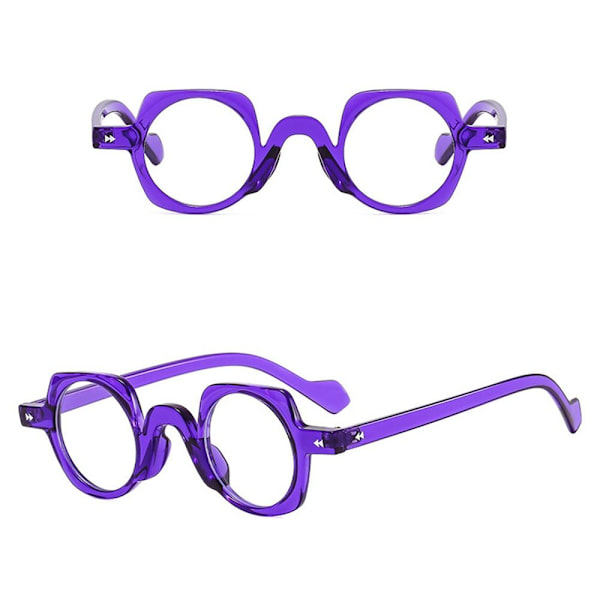 Anti-Blue Light Glasögon Överdimensionerade glasögon LILA LILA Purple