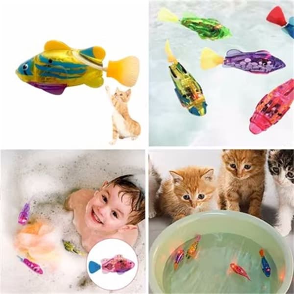 Electric Simulation Fish Cat interaktiivinen lelu 6 6 6