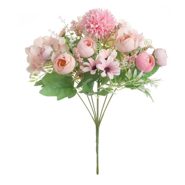 Simuler kunstige blomster Kunstig blomst LYS ROSA LYS Light Pink