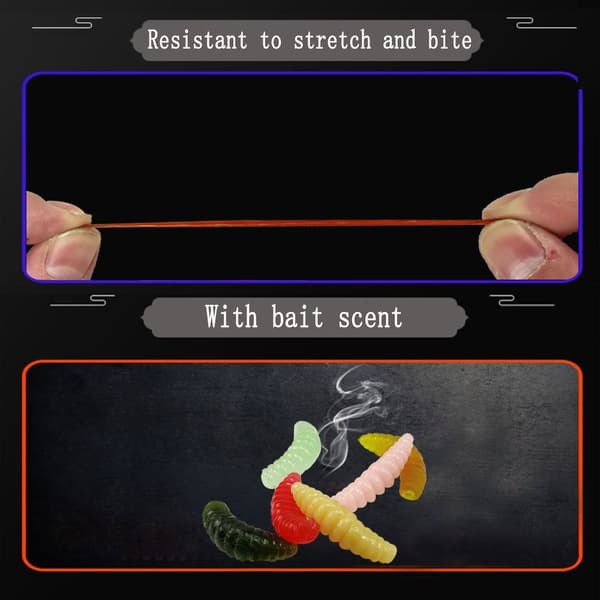 100 stk Earthorm Bait Bionics Soft Lures D D D
