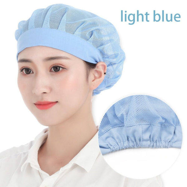 Chef Cap Cook Hat LYS BLÅ light blue
