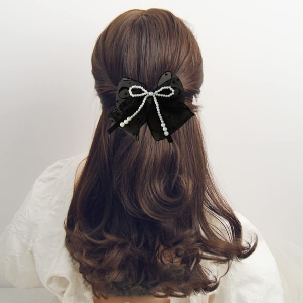Sløyfe-hårklemme Chiffon-hårkort 10 10 10