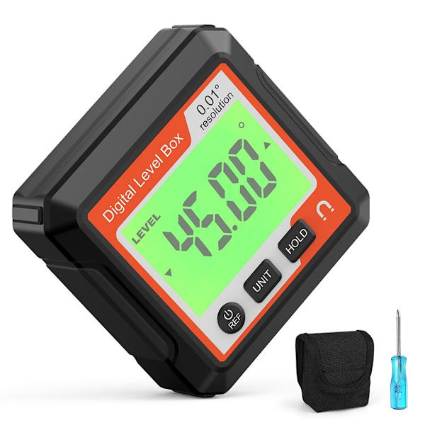 Digital Level Inclinometer HVID White