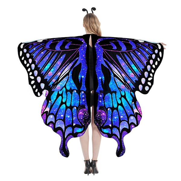 Butterfly Wings Sjal Butterfly Tørklæde 1 1 1