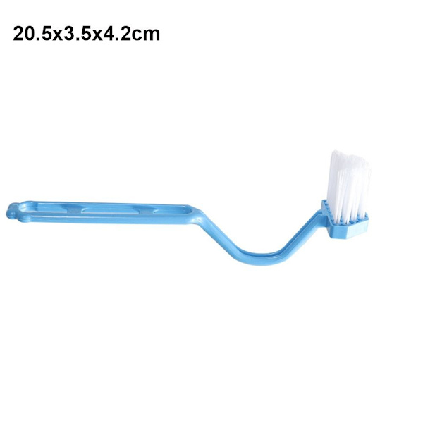 6st Toalett S Typ Borste Böjd Badrumsborste Badrum Blue