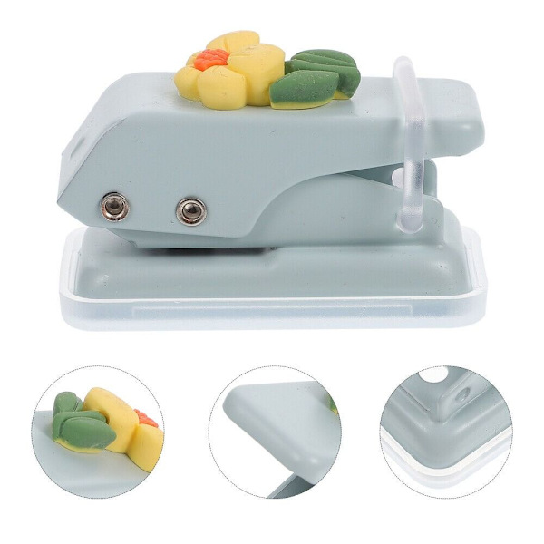 2 Stk Mini Punch Hul Punch Enkelt Hul GRÅ Gray