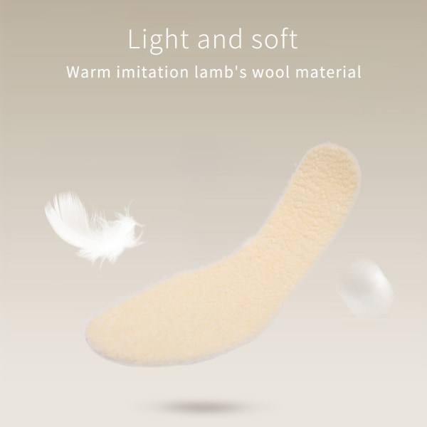 5 par Thicken Thermal Insoles Insoles Shoes 40 40