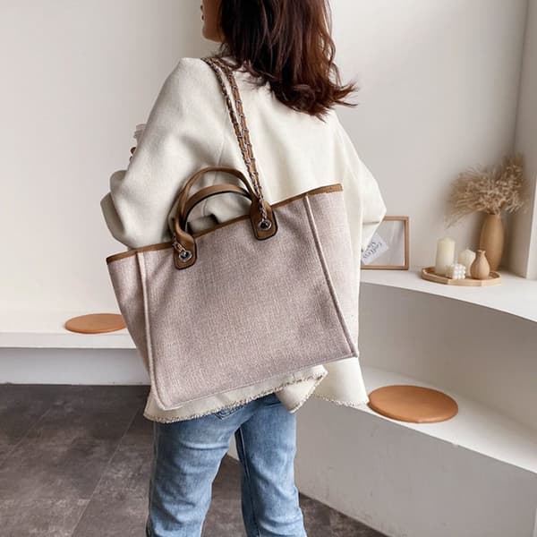 Skalväska Beige Beige