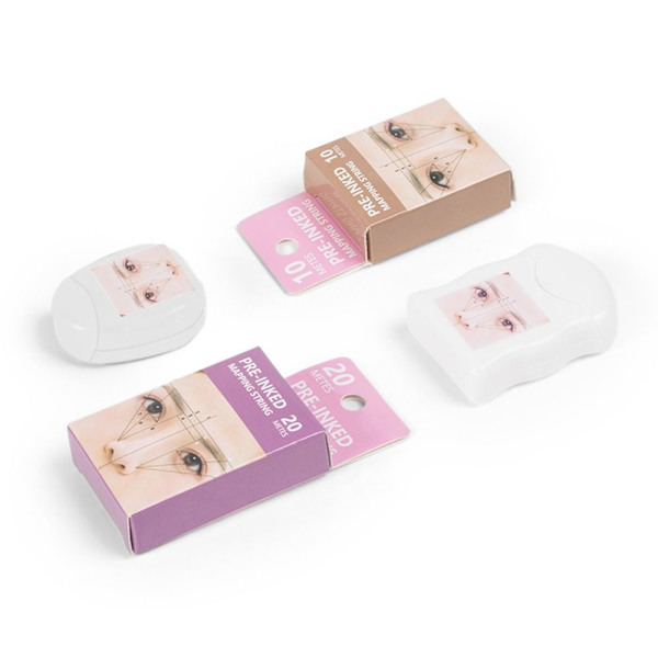 Brow Marker Thread Øjenbryn Stencils HVID white