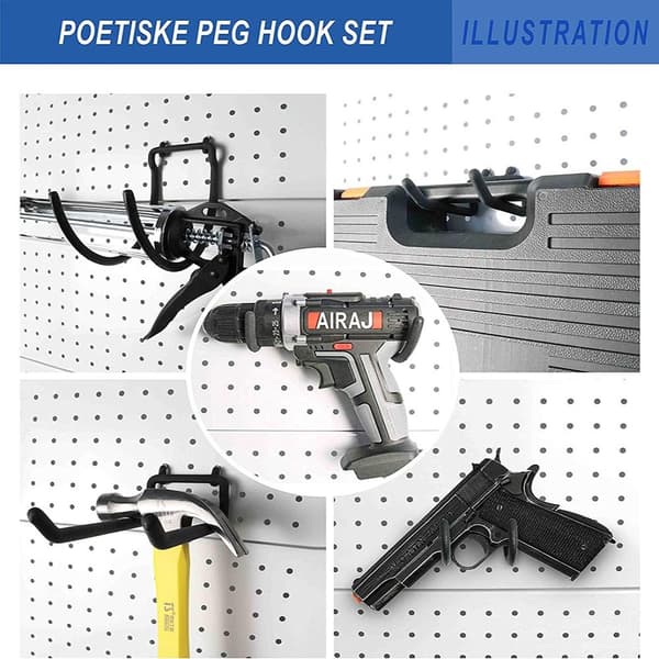 Garage Förvaringskrokar Väggmonterad hållare B B B