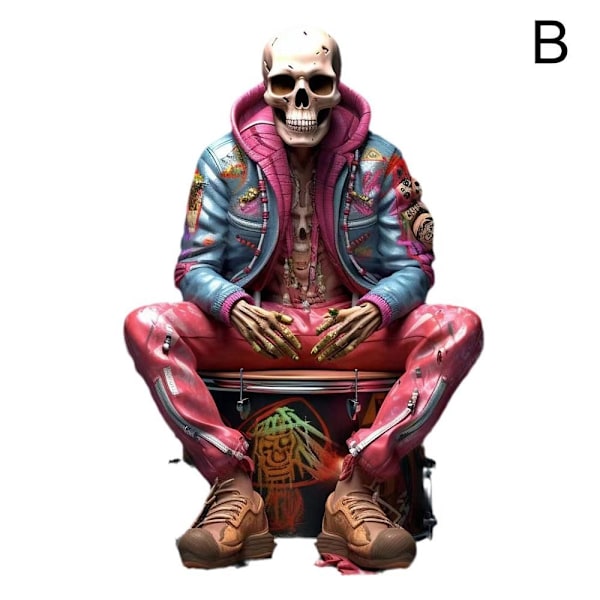 Roll Skeleton Band Figurines Skull Crafts B B B