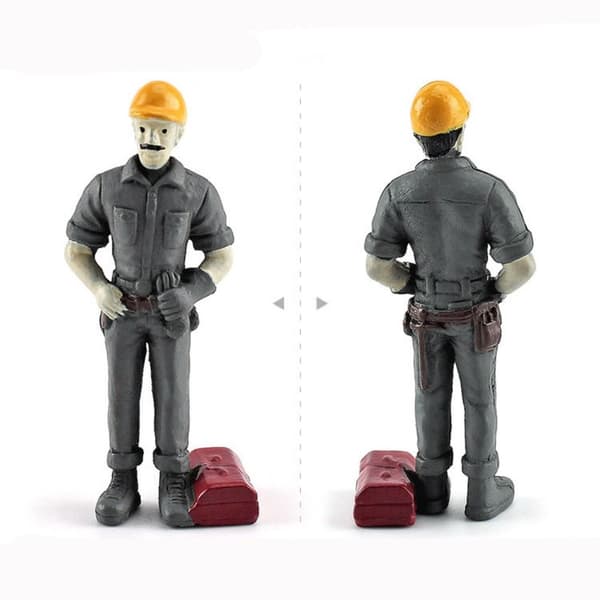 Simulation Personage Model Kunstig Postmand Pilot Figur