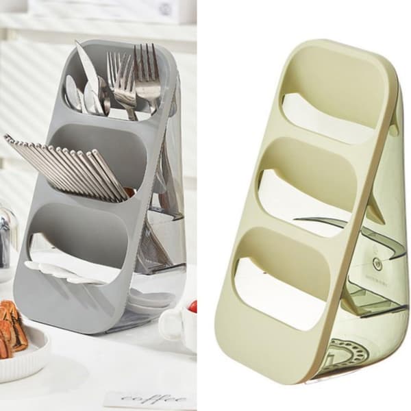 Bestickställ Bordsservis Förvaringsställ VIT white