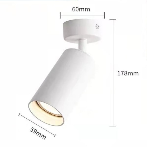 Vägglampa Sconce VIT 6000K 6000K white 6000K-6000K