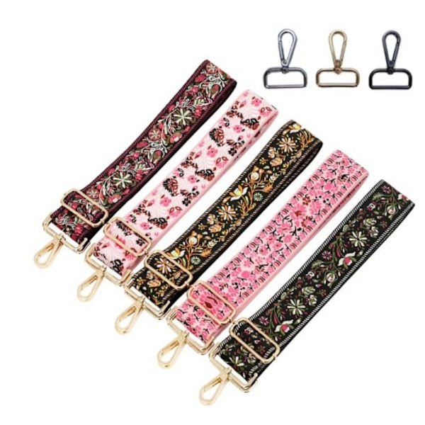 1kpl nylon Jacquard-kukanväriset hihnat 01 01 01
