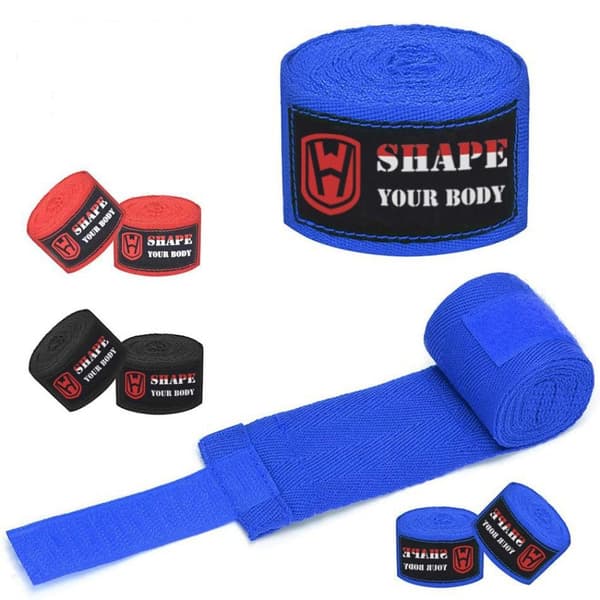 Boxning Wraps Mjuka Armband BLÅ blue
