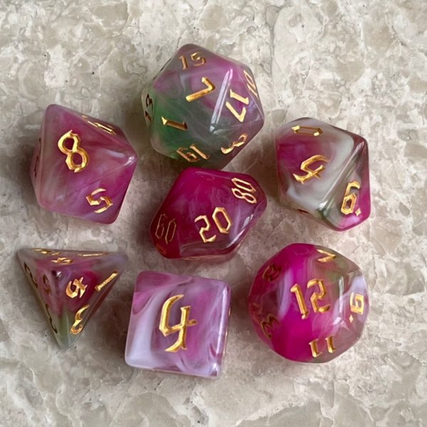 7kpl/ set Polyhedral Dice Dice Games 3 3 3