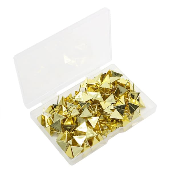 Guld Pushpins Gold Thumb Tacks Push Pins