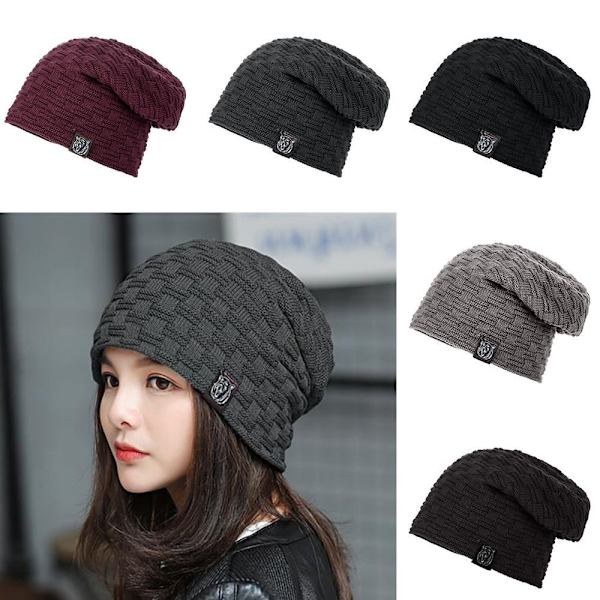 Vinter Beanie Hat Cold Hat SORT Black