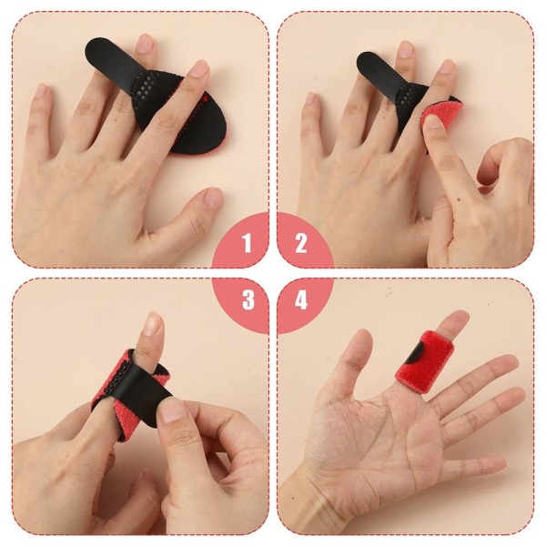 3 stk. Fingerskinner Fingerbeskyttelse 4 4
