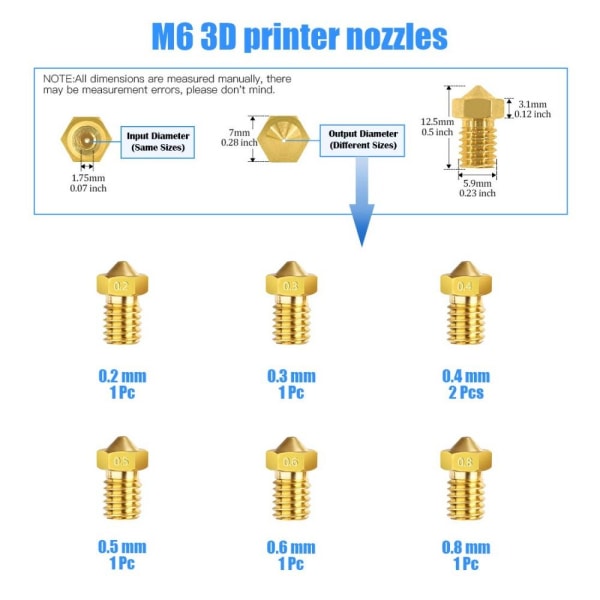 29 stk. 3D-printer-dyserensningsværktøjssæt Dyseskifteværktøj