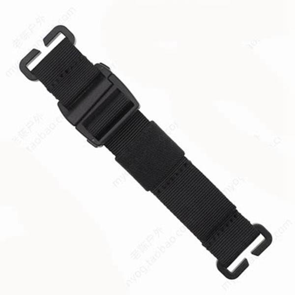 5 stk Firkantet Krog Webbing Spænder SORT 40MM Black 40mm